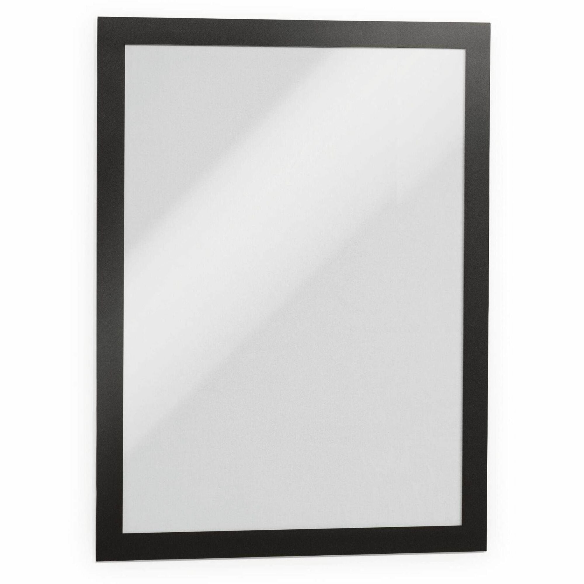 9" x 14" Frame Size - Holds 8.50" x 11" Insert - Rectangle - Horizontal, Vertical - Self-adhesive, Sturdy, Magnetic - Black - 2 / Pack