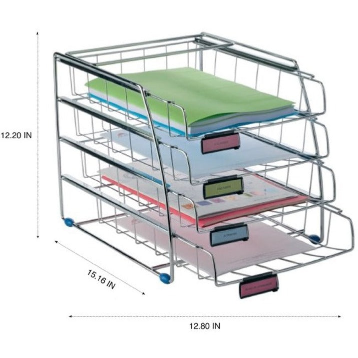 Alba 4 Drawer Letter Tray