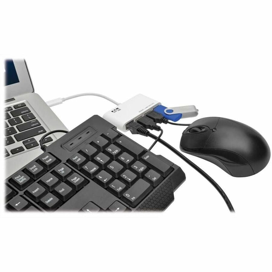 Tripp Lite series U460-003-3AG 3-Port USB 3.1 Gen 1 Portable Hub
