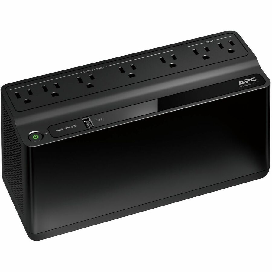 Tower - 10 Hour Recharge - 3.20 Minute Stand-by - 120 V Input - 120 V AC Output - Single Phase - Stepped Approximated Sine Wave - 5 x NEMA 5-15R, 2 x NEMA 5-15R Surge Receptacle(s) - 7 x Battery/Surge Outlet