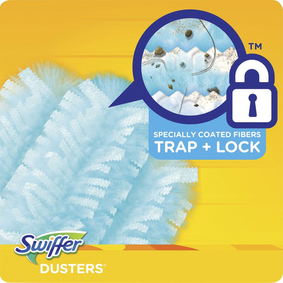 Swiffer Unscented Duster Kit, Blue/Yellow, 6 Handles & 30 Duster Refills per Carton