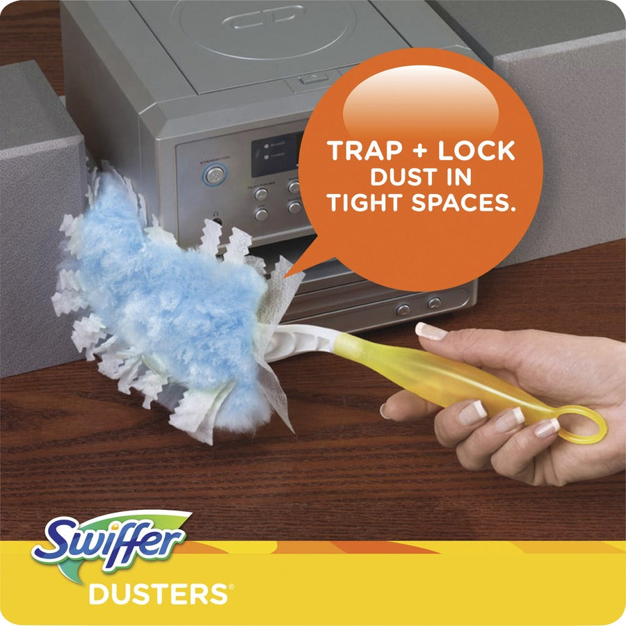 Swiffer Unscented Dusters Refills, Fiber, Blue, 10/Box, 4 Boxes per Carton