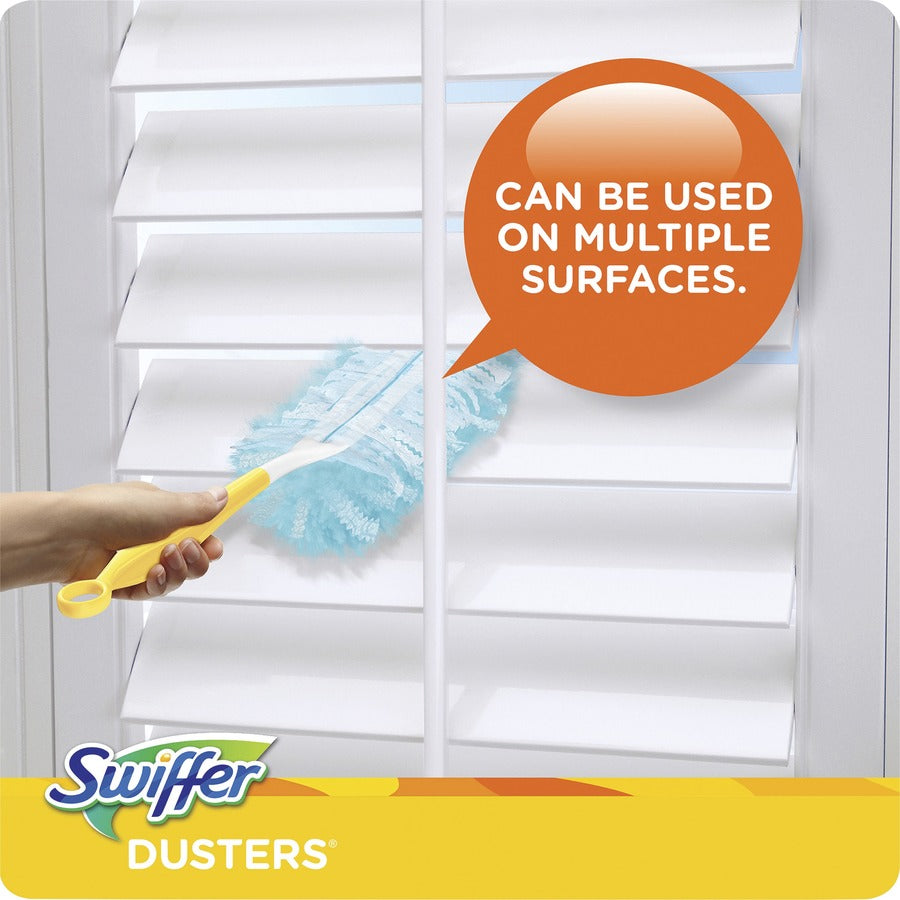 Swiffer Unscented Dusters Refills, Fiber, Blue, 10/Box, 4 Boxes per Carton