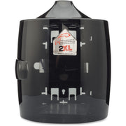 1 x Roll - 11" Height x 13.5" Width x 11" Depth - Plastic - Smoke Gray - Touch-free, Hinged, Contemporary Style, Durable - 1 Each