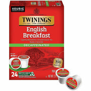 Twinings of London Decaf English Breakfast Black Tea K-Cup