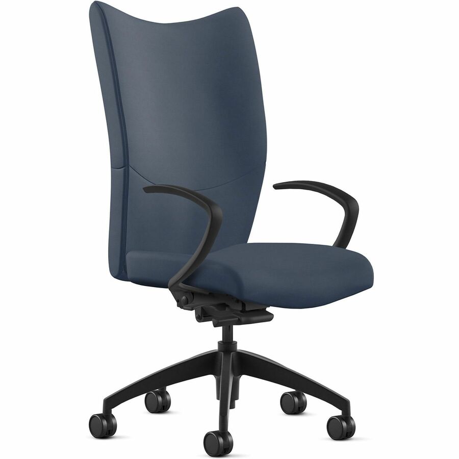 9 to 5 Seating Bristol High-Back Chair, Baltic Leather, 5-Star Base, Adjustable Height, Tilt Mechanism, 1 Each