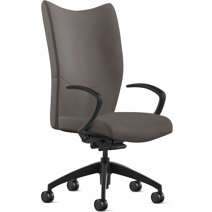 9 to 5 Seating Bristol High-Back Conference & Management Chair, Green Fabric, 5-Star Base, Adjustable, 1 Each