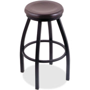 Holland Bar Stools Bar Stool, Maple Seat, Black Frame, Swivel, 1 Each