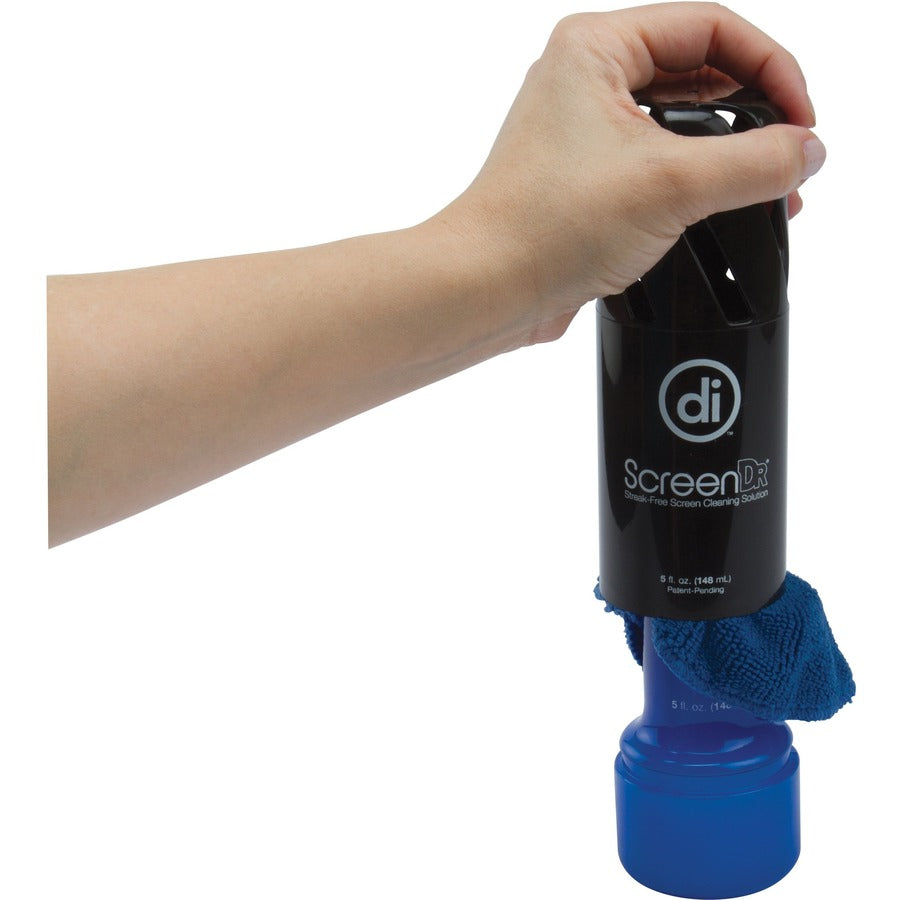 For Display Screen - 5 oz - Ammonia-free, Streak-free, Eco-friendly, Non-abrasive - Black - 1 Each