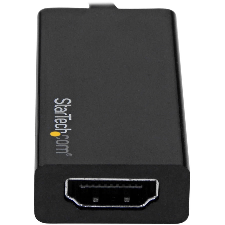 StarTech.com USB-C to HDMI Adapter - Thunderbolt 3 Compatible - Black - 4K 60Hz