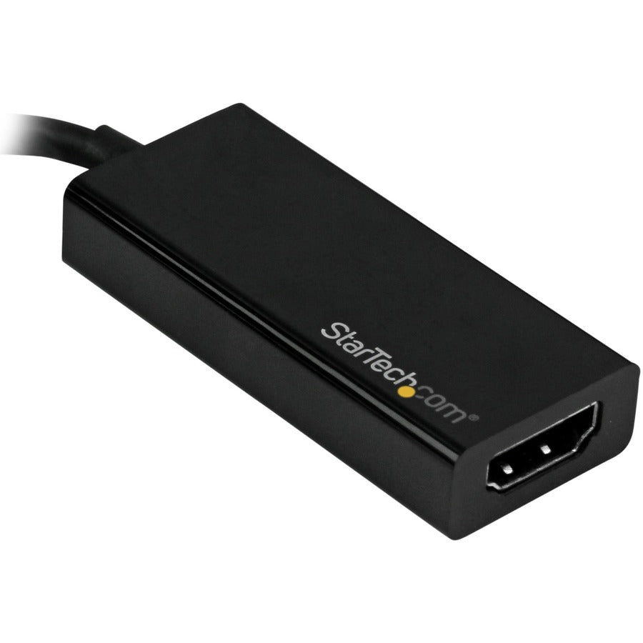 StarTech.com USB-C to HDMI Adapter - Thunderbolt 3 Compatible - Black - 4K 60Hz