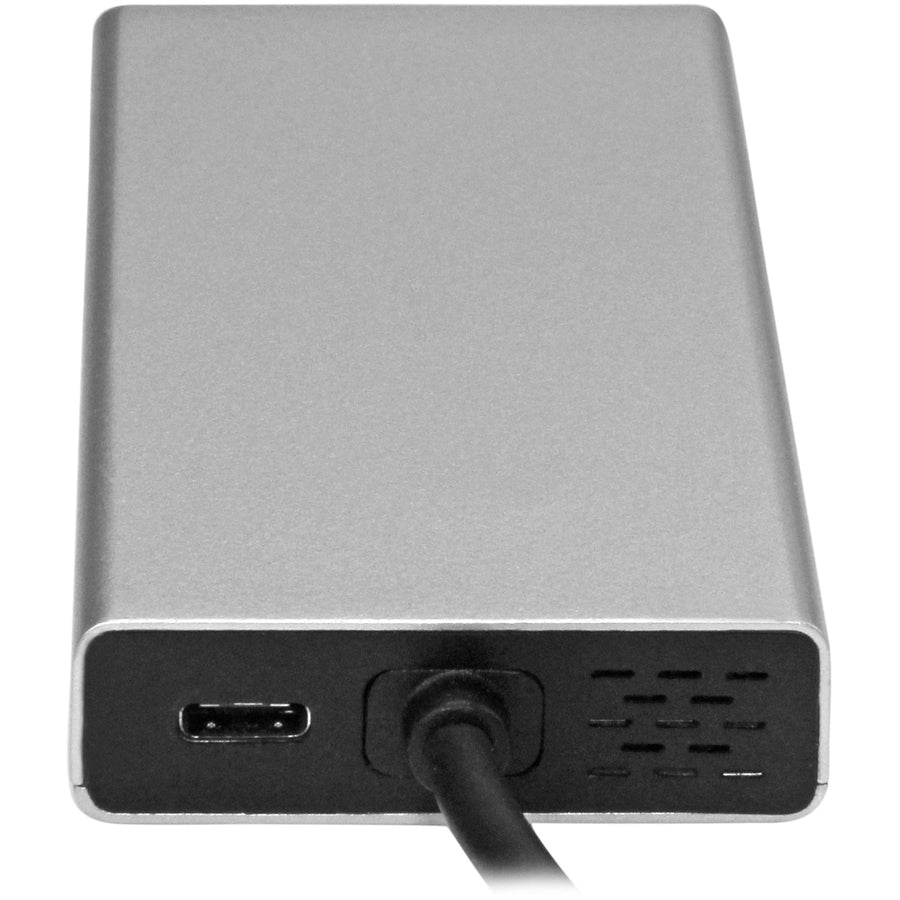 StarTech.com USB-C Docking Station, 1 Each, 60W Power Delivery, 1 HDMI 4K, 2 USB 3.0, 2 USB Type-A, 1 USB Type-C, 1 RJ-45 Gigabit Ethernet, Black, Wired, TAA Compliant