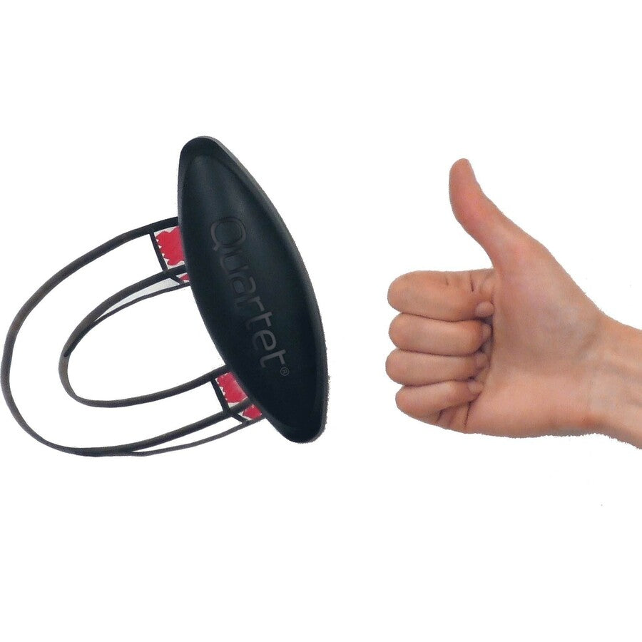 2" Width x 6.50" Length - Used as Ink Remover, Dust Remover, Spot Remover - Magnetic, Comfortable Grip - Black - Felt, Foam - 1 Each