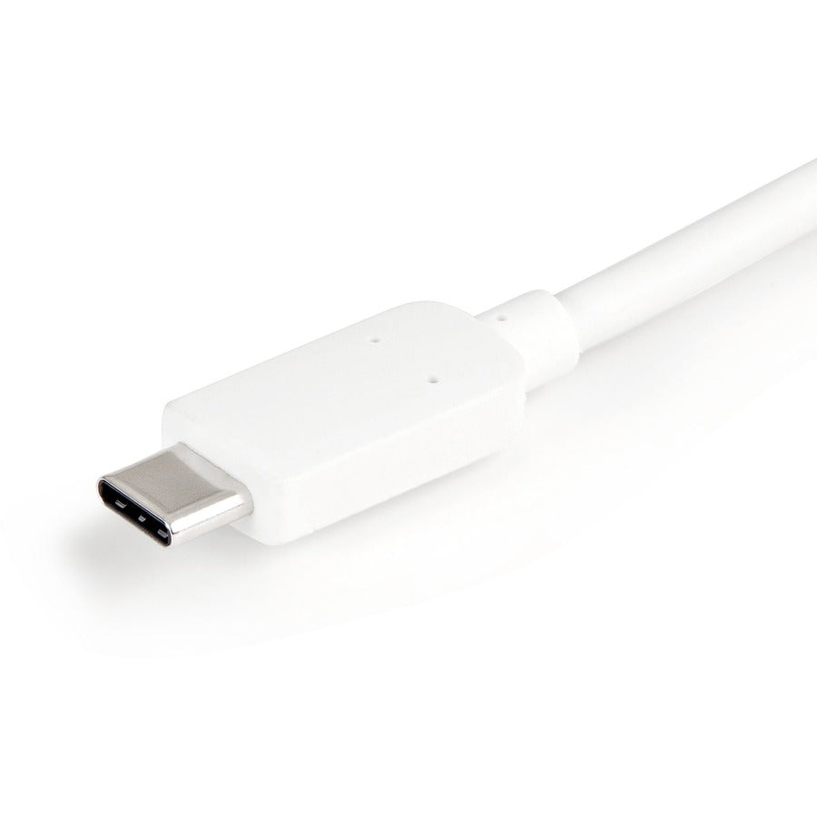 StarTech.com USB-C Docking Station, 1 Each, 60W Power Delivery, 1 x HDMI 4K, 1 x USB Type-A, 1 x USB Type-C, White, Wired, Supports 1 Display, Compatible with Windows and macOS