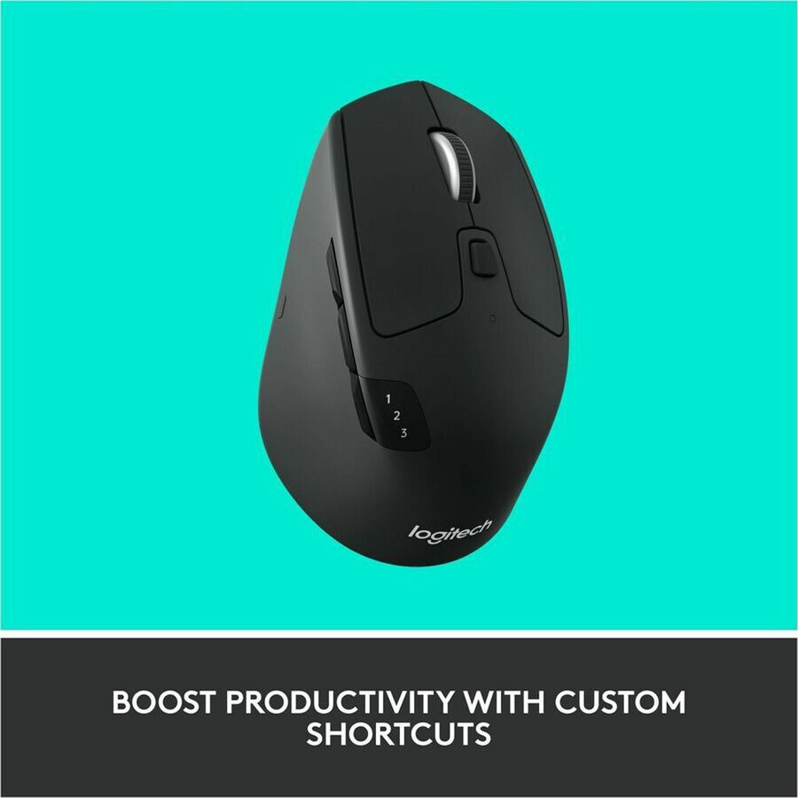 Optical - Wireless - 32.81 ft - Bluetooth/Radio Frequency - 2.40 GHz - Black - USB - 1000 dpi - Tilt Wheel - 8 Button(s) - Right-handed - 1 x AA Battery Supported - 1 Each