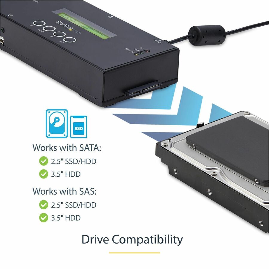 StarTech.com SATA/SAS Duplicator and Eraser