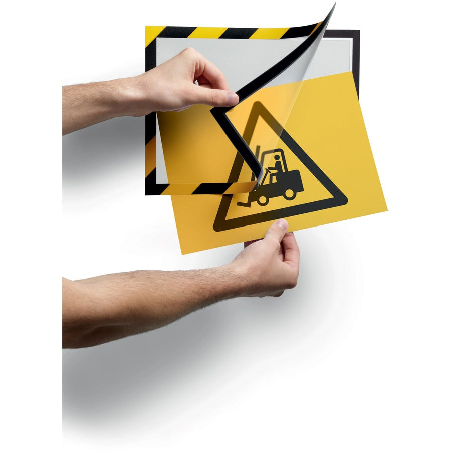 DURABLE Twin-color Border Self Adhesive Security Frame