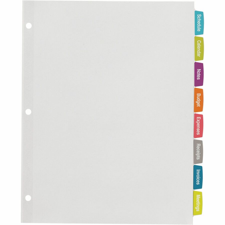 Avery&reg; Big Tab Printable Label Dividers, Easy Peel Labels, 8 Tabs
