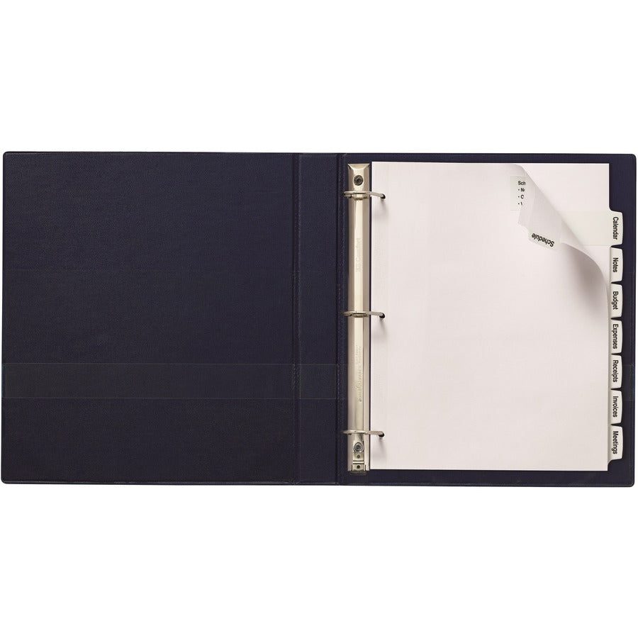 Avery Big Tab Tab Divider, 32 Dividers, 8 Tabs/Set, 8.5" x 11", 3-Hole Punched, White Paper, 20% Recycled, 4 Pack
