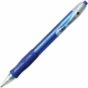 BIC Velocity Retractable Ballpoint Pens, 1 mm Medium, Blue Ink, Blue Barrel, Refillable, 36/Box