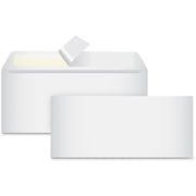 Business - #10 - 4 1/8" Width x 9 1/2" Length - 24 lb - Peel & Seal - White - Wove - 100 / Box