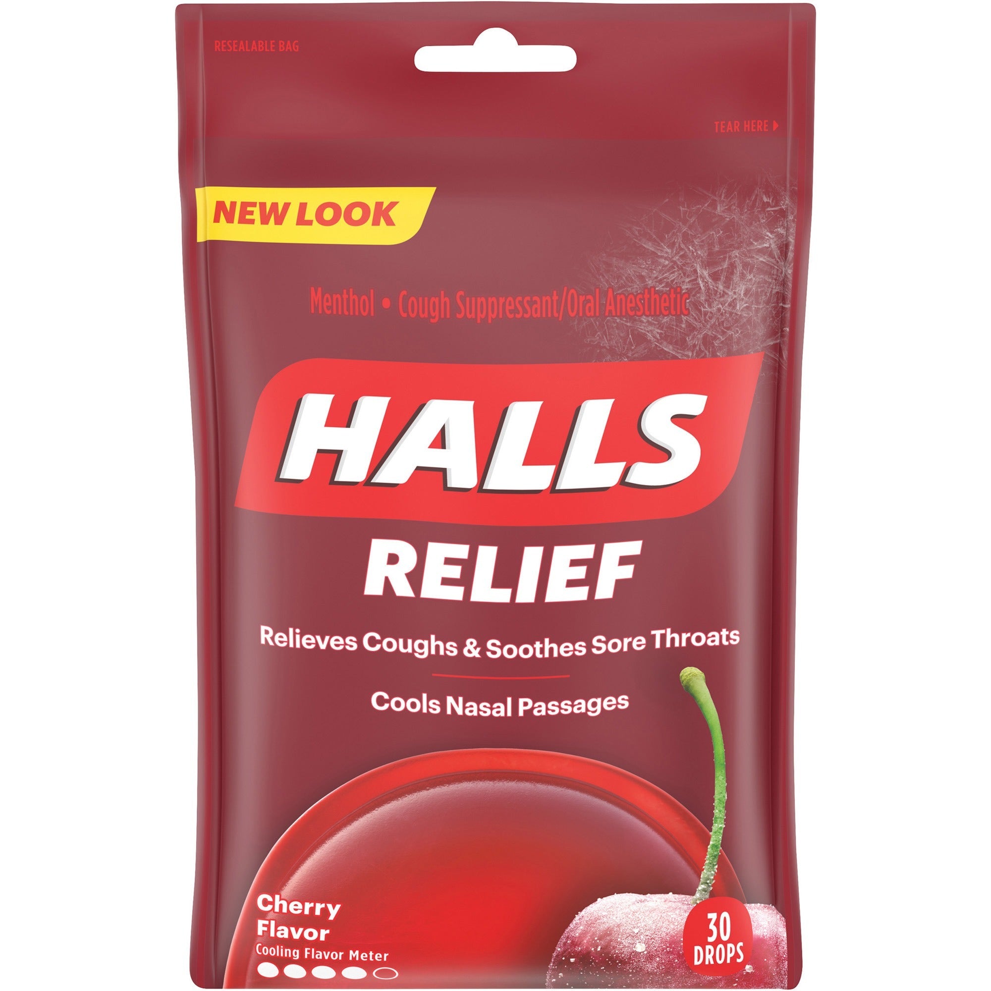 For Sore Throat, Cough, Nasal Congestion - Cherry - 30/Bag - 12 / Box