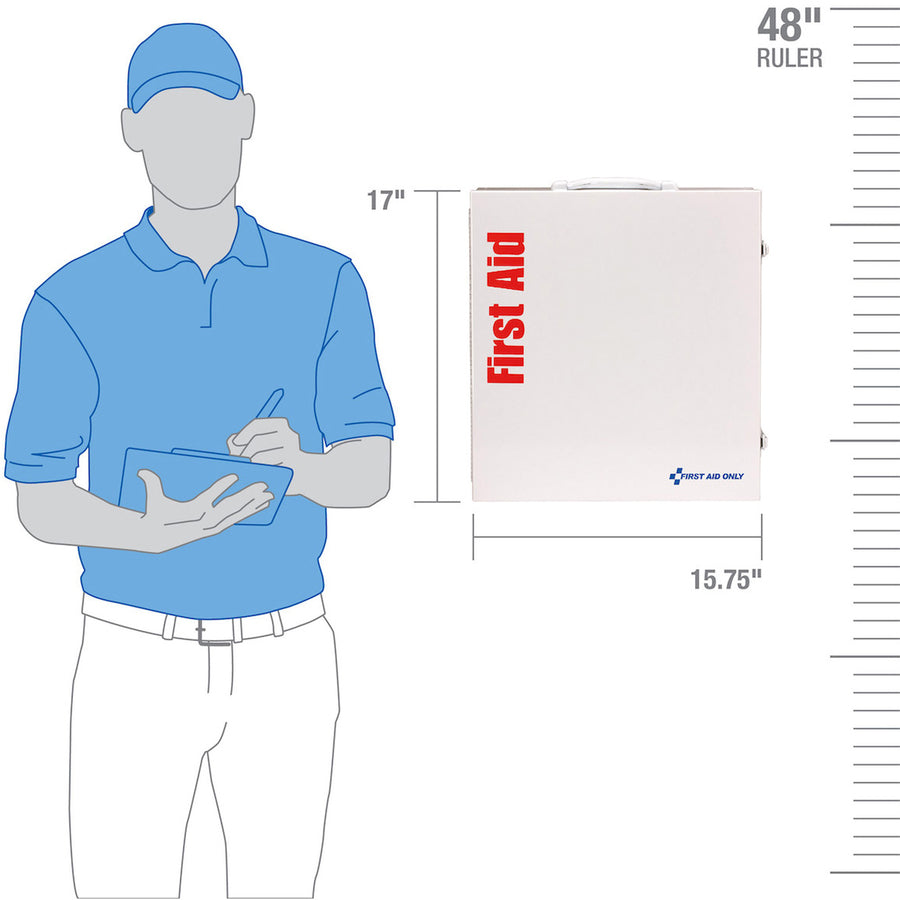 675 x Piece(s) For 100 x Individual(s) - 15.5" Height x 17" Width x 5.8" Depth - Steel Case - 1 Each