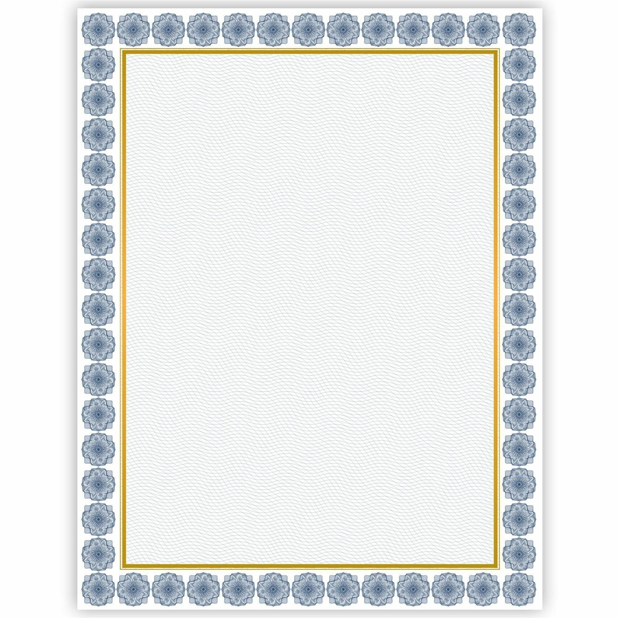 Geographics Award Certificates Burgundy Gold Foil