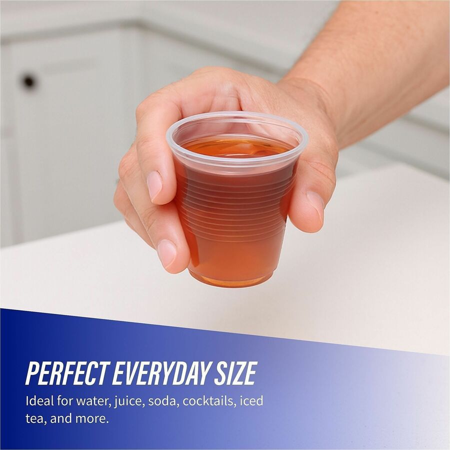 5 fl oz - Clear - Plastic - Beverage - 100/Bag - 25 / Carton