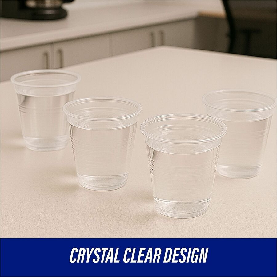 5 fl oz - Clear - Plastic - Beverage - 100/Bag - 25 / Carton