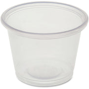1 fl oz - Clear - Polystyrene - Beverage, Sauce - 50/Bag - 50 / Carton