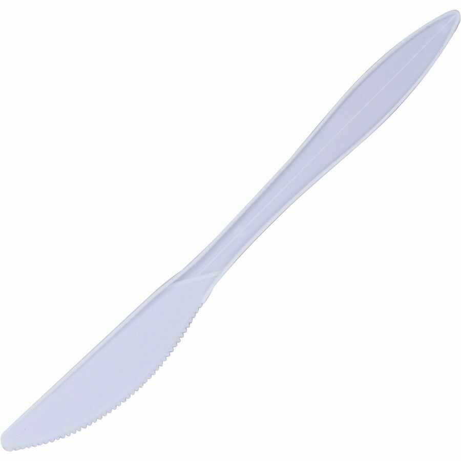 1 Piece(s) - Knife - 1 x Knife - Disposable - White - 1 Carton