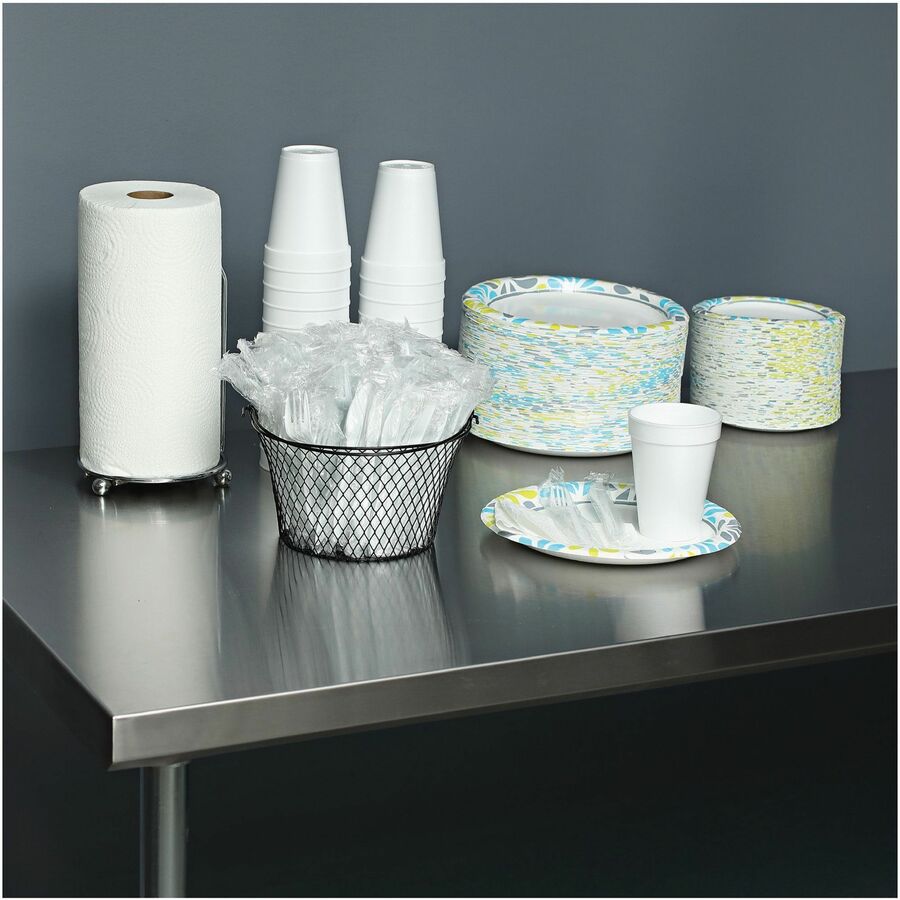 1 Piece(s) - Spoon - 1 x Spoon - Disposable - White - 1 Carton