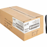 1 Piece(s) - Knife - 1 x Knife - Disposable - Textured - Black - 1 Carton