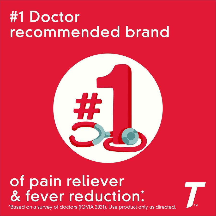 Tylenol Extra Strength Caplets, 100 Caplets per Bottle