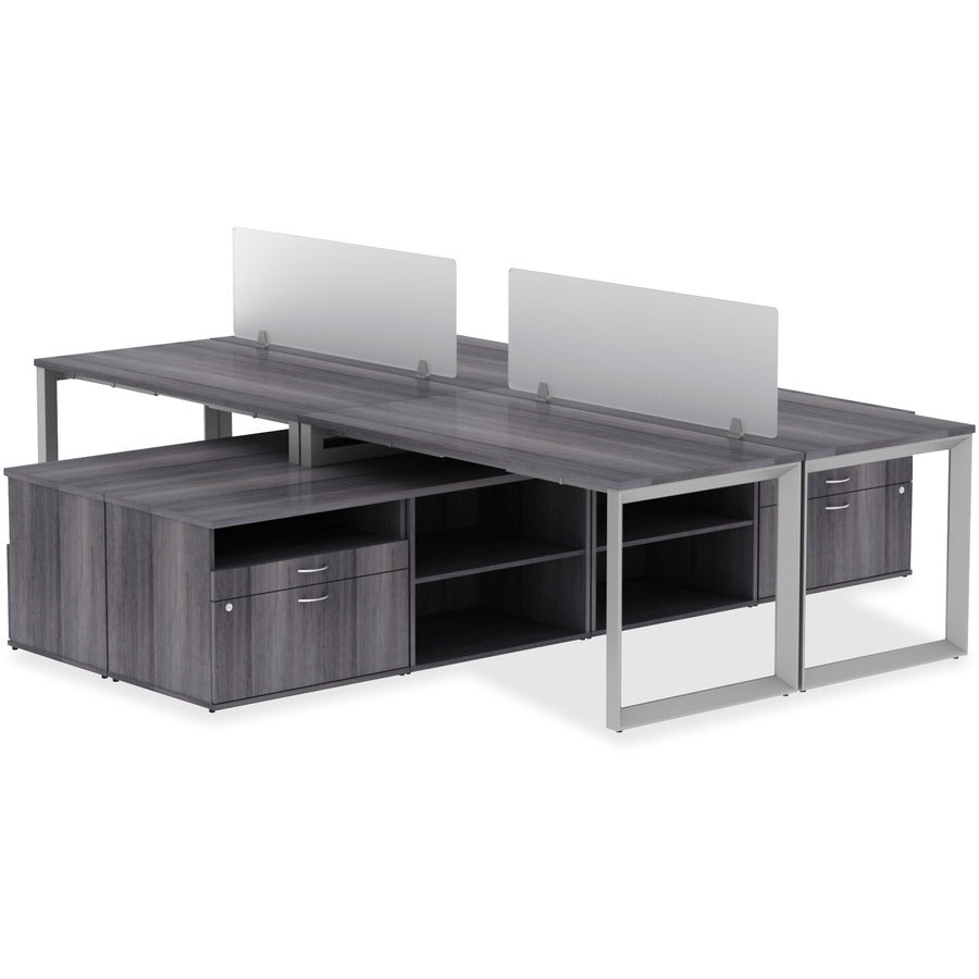 Lorell Relevance Series Tabletop, Rectangle, Height Adjustable, 72" W x 30" D x 1" Thick, Mahogany Laminate, Contemporary Style, 1 Each