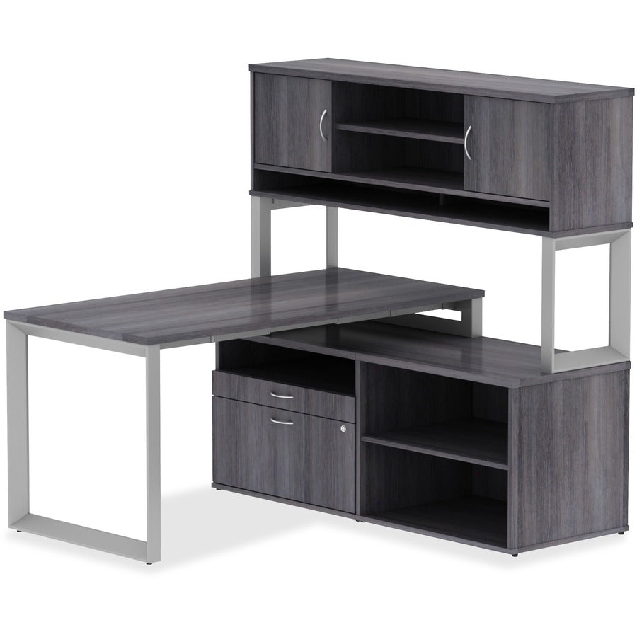 Lorell Training Tabletop, Cherry, Rectangle, Laminated, Adjustable Height, 72" W x 30" D x 1" Thick, Straight Edge, 1 Each