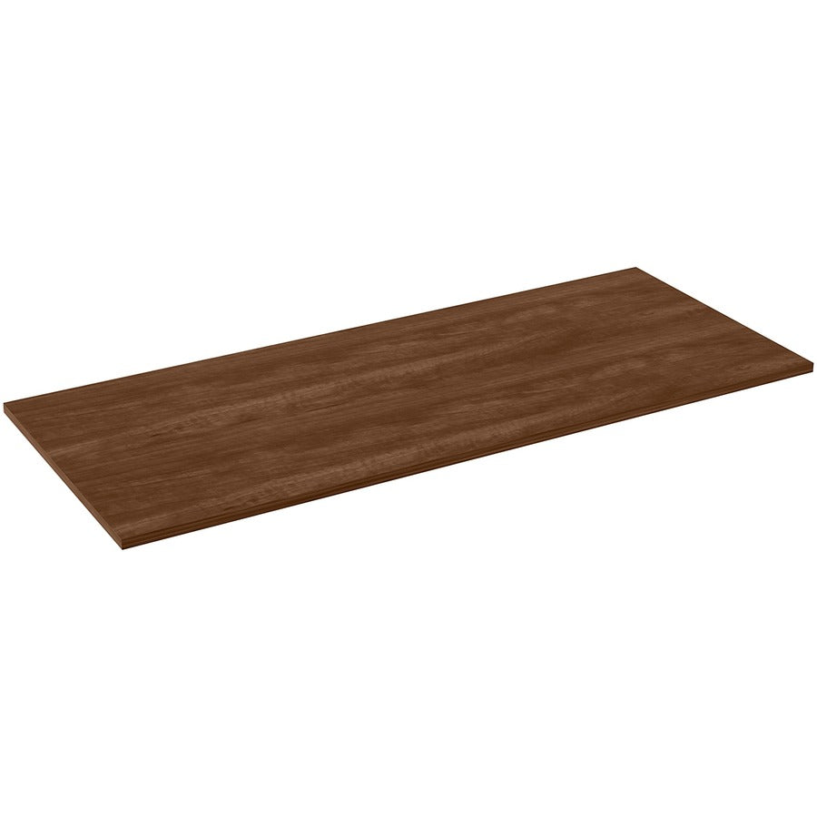 Lorell Training Tabletop, Cherry, Rectangle, Laminated, Adjustable Height, 72" W x 30" D x 1" Thick, Straight Edge, 1 Each