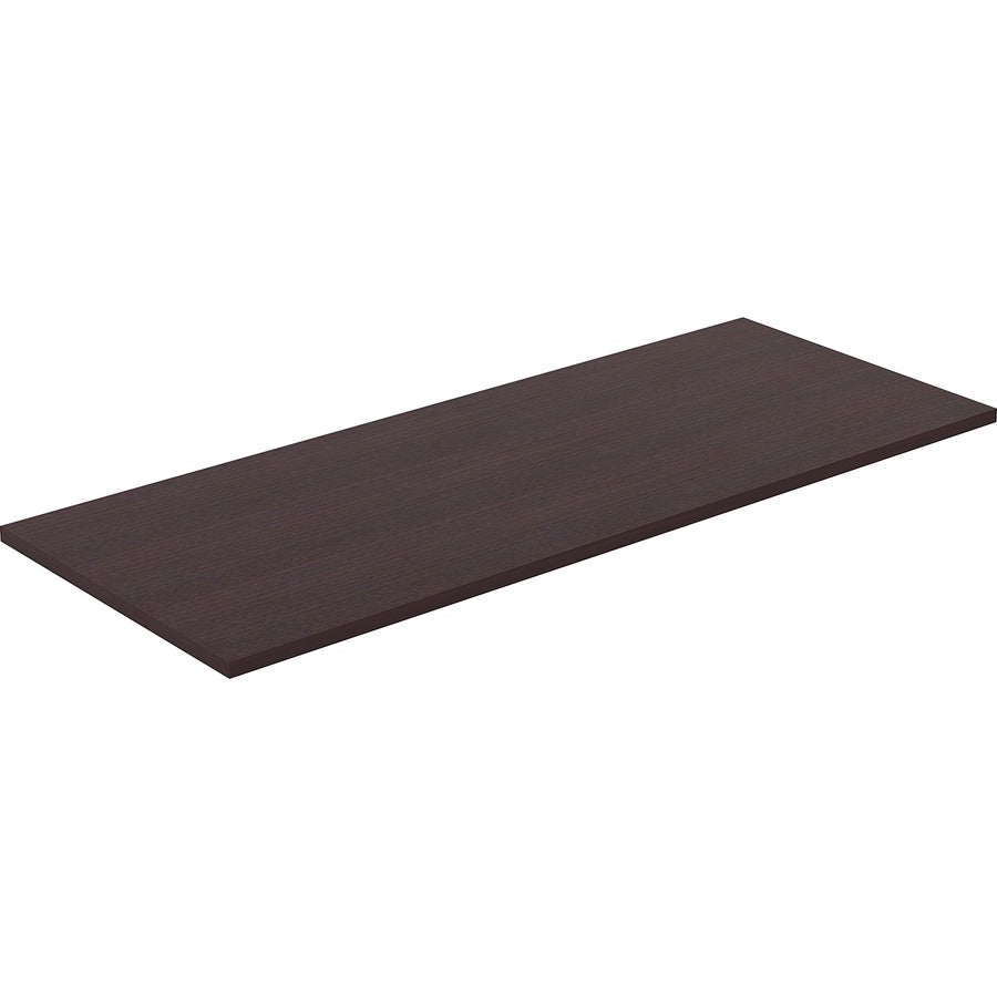 Lorell Training Tabletop, Espresso, Rectangle, Laminated, 60" x 24" x 1", 1 Each