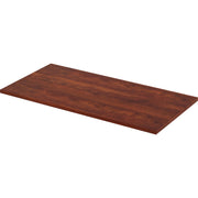 Lorell Training Tabletop, Cherry, Rectangle, Laminated, 48" x 24" x 1", Edge Banded, 1 Each