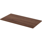 Lorell Relevance Series Tabletop, Walnut, Rectangle, Laminated, 48" x 24" x 1", 1 Each