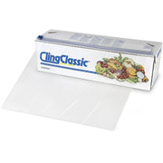 Berry Cling Classic Food Wrap, 18" x 2000 ft, Clear Plastic, Dispenser, 1 Carton