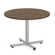 OfficeSource Conference/Multi-Purpose Tables 42" Round Table Top - Requires Base - Modern Walnut