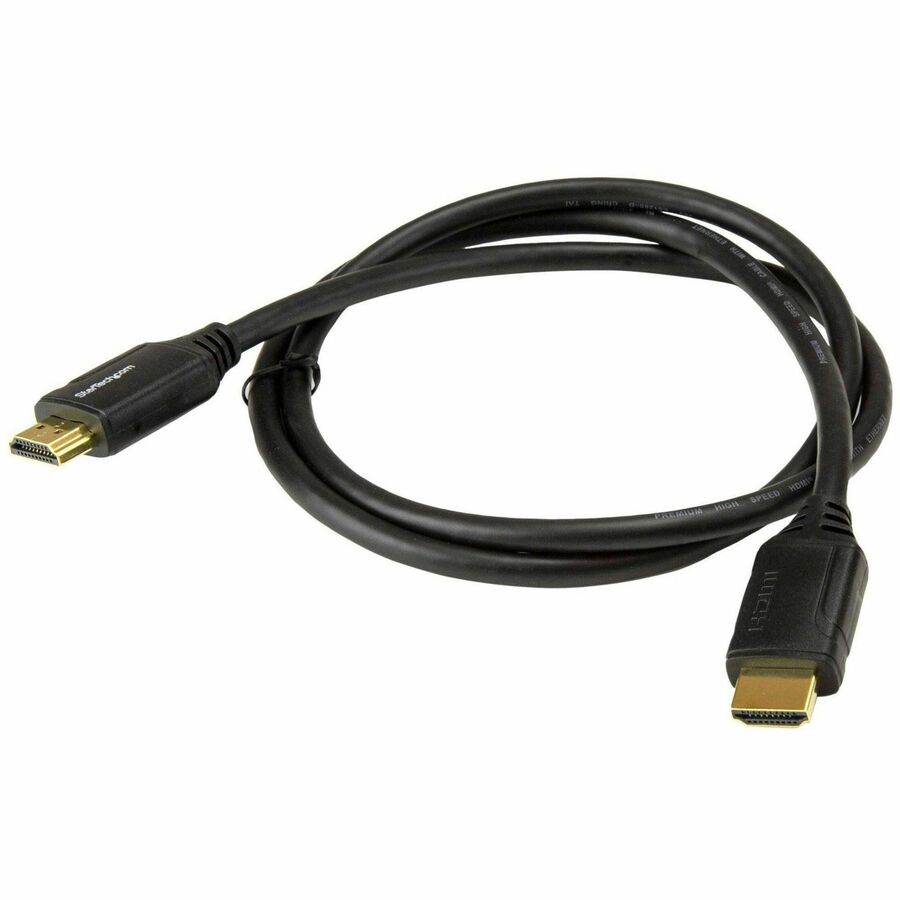 StarTech.com Premium High Speed HDMI Cable with Ethernet - 4K 60Hz - 1 m (3 ft)