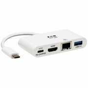 for Notebook, Desktop PC, Tablet PC - 2 x USB Ports - 2 x USB 3.0 - Network (RJ-45) - HDMI - DisplayPort - Wired