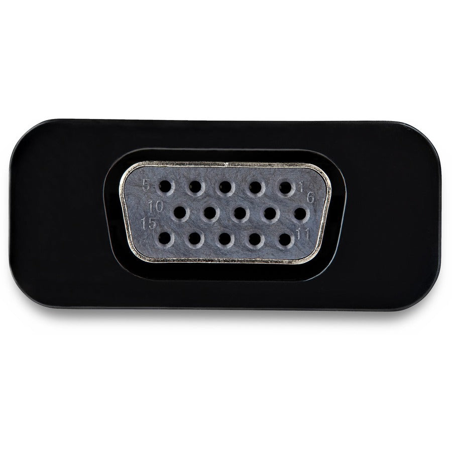 StarTech.com USB-C to VGA Adapter with USB Power Delivery - 60 Watts - Black