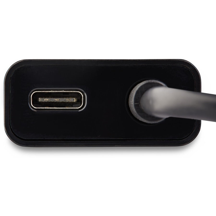 StarTech.com USB-C to VGA Adapter with USB Power Delivery - 60 Watts - Black
