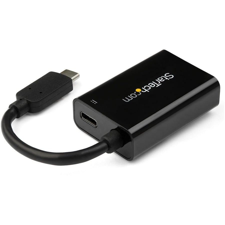 StarTech.com USB-C to VGA Adapter with USB Power Delivery - 60 Watts - Black