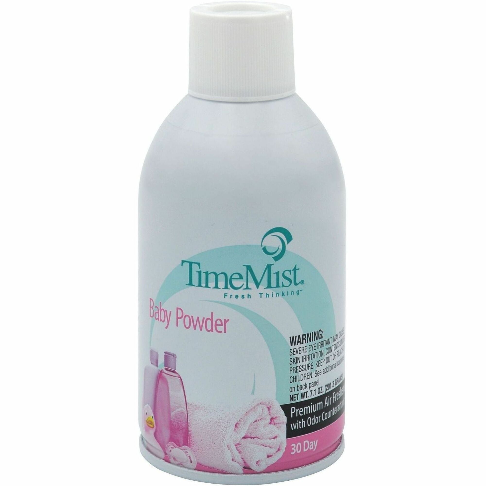 TimeMist Metered 30-Day Baby Powder Scent Refill, Spray, 7.1 fl oz, Covers 6000 ft³, 1 Each