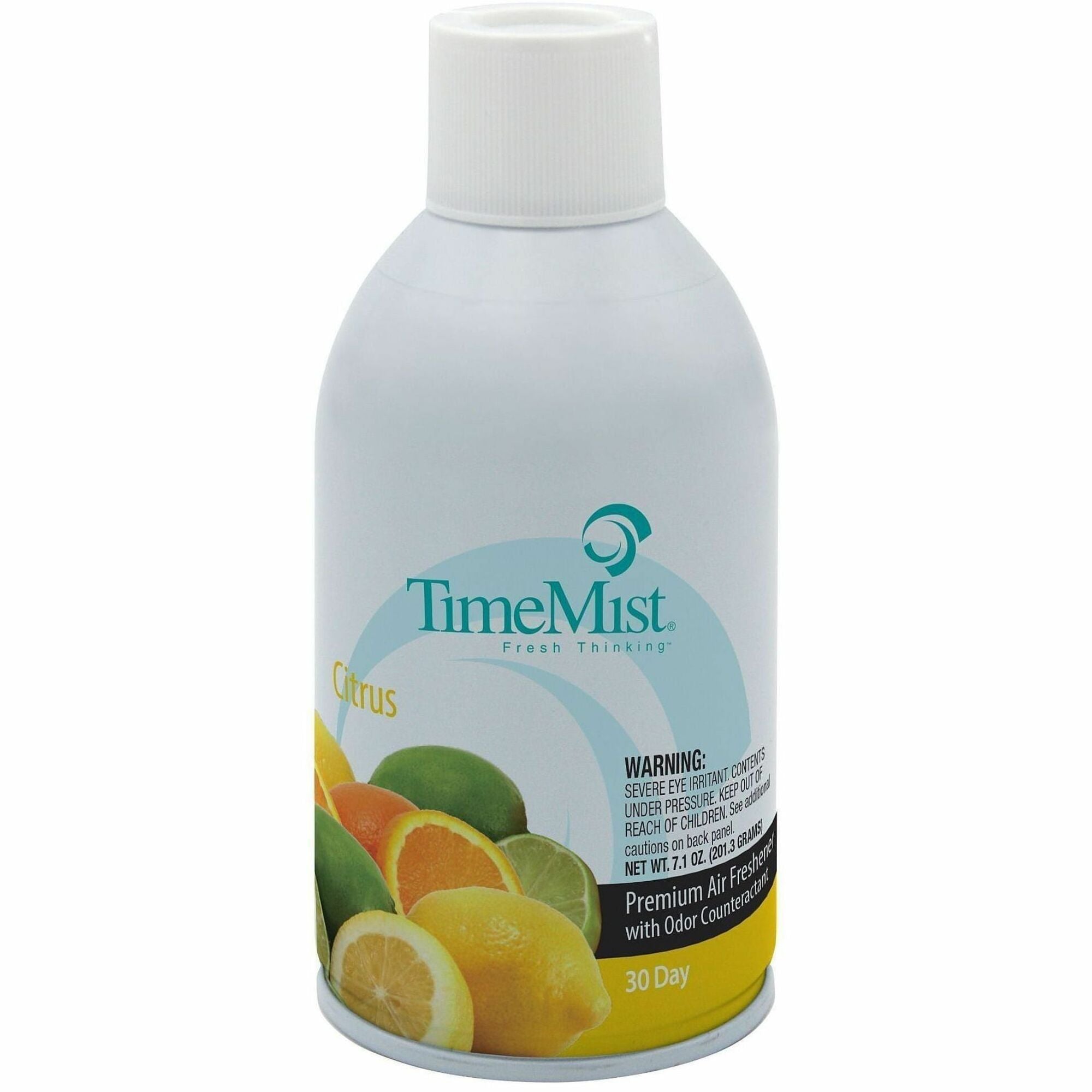 TimeMist Metered 30-Day Citrus Scent Refill, Spray, 6.6 fl oz, Covers 6000 ft³, 1 Each